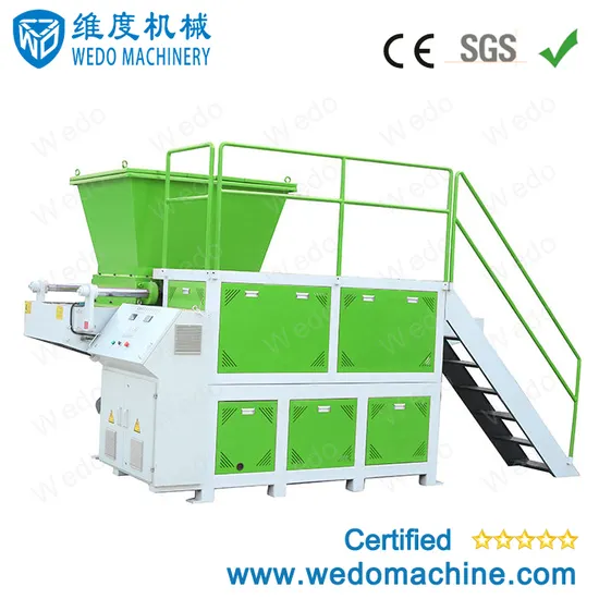 낭비를 가진 신식 PLC 통제 시스템 중공 성형 온갖 가벼운 물자 단 하나 갱구 슈레더 기계